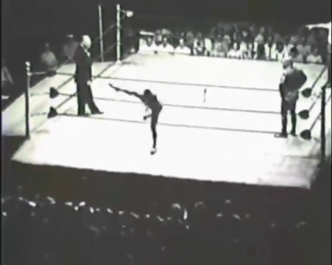 Pro Wrestling - Ricki Starr vs The Zebra Kid - August 19 (1959).mp4.1.gif