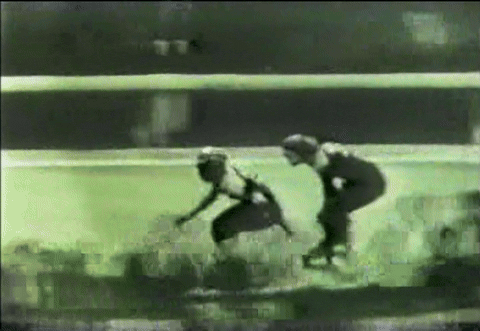Roller Derby - New York Vs Philadelphia (1949).mp4.3.gif