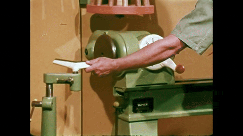 Safety Demonstration on the Wood Lathe (1970).mp4.1.gif