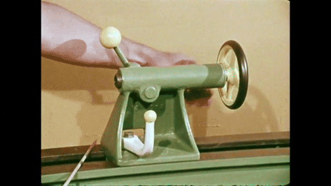 Safety Demonstration on the Wood Lathe (1970).mp4.4.gif