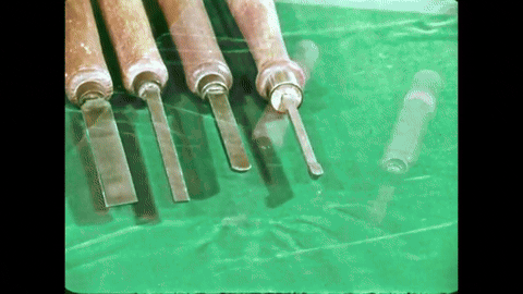 Safety Demonstration on the Wood Lathe (1970).mp4.5.gif
