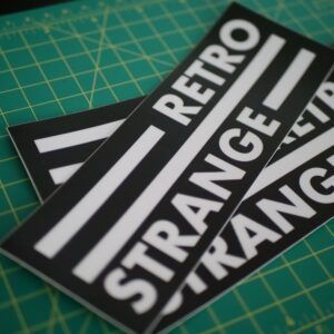RetroStrange Bumper Sticker